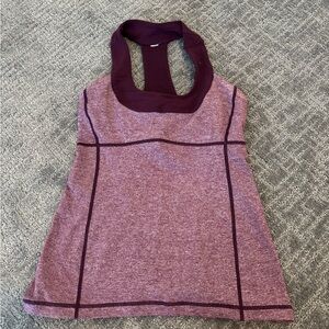 Lululemon Purple Scoop Neck Top